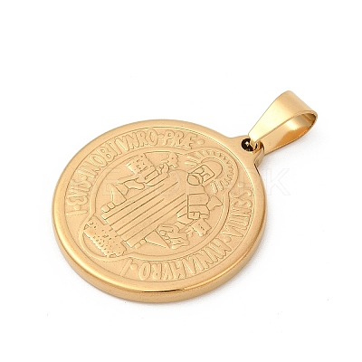 Ion Plating(IP) 304 Stainless Steel Pendants STAS-A053-24C-G-1