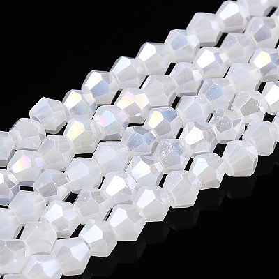 Imitation Jade Electroplate Glass Beads Strands LS-EGLA-A039-J2mm-B06-1
