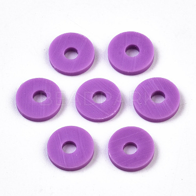 Handmade Polymer Clay Beads X-CLAY-Q251-6.0mm-112-1