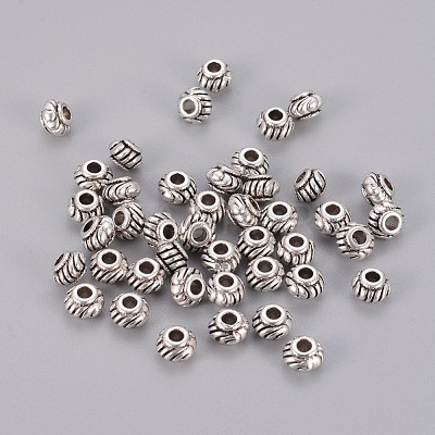 Tibetan Style Spacer Beads TIBEB-Q39-AS-FF-1
