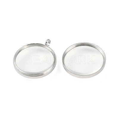 304 Stainless Stee Locket Pendants STAS-S132-15P-01-1
