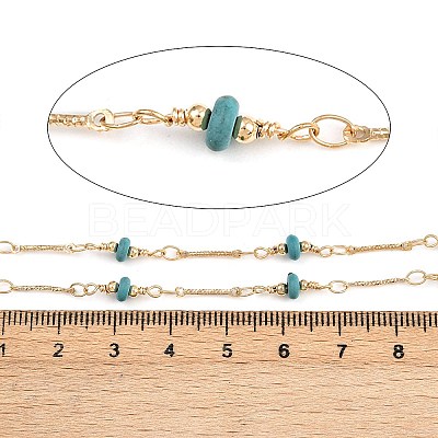 Brass Disc Link Chains CHC-H115-14G-1