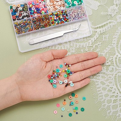 DIY Beads Jewelry Making Kit DIY-YW0004-48-1