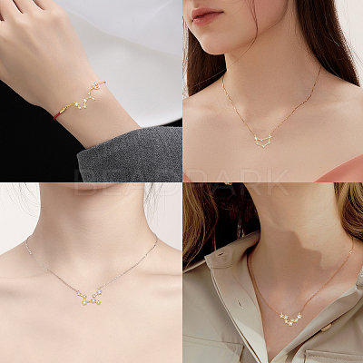 Brass Micro Clear Cubic Zirconia Pendants ZIRC-SC0001-06-1