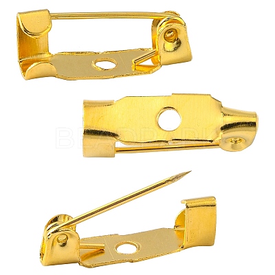 Iron Brooch Findings LS-X-IFIN-S276-G-1