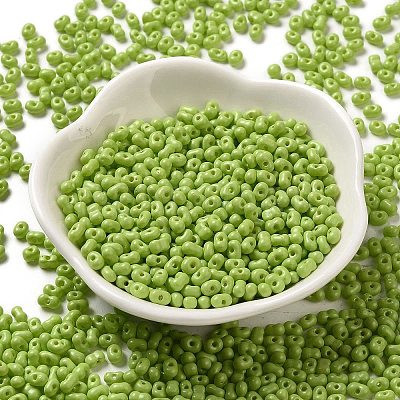Baking Paint Glass Seed Beads SEED-K009-01B-15-1