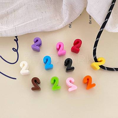 Opaque Acrylic Beads OACR-N163-43C-1