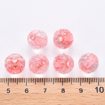 Transparent Acrylic Beads TACR-S154-10A-52-1