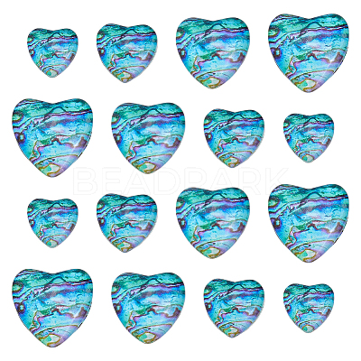 40Pcs 4 Styles Lampwork Cabochons LAMP-PH0001-43B-1