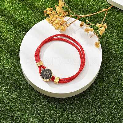 Constellation Nylon Cords Multi-strand Bracelets BJEW-U016-01B-08-1
