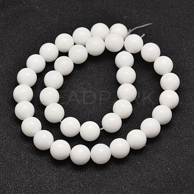 Natural Malaysia Jade Beads Strands G-A146-10mm-B01-1