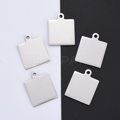 Tarnish Resistant 304 Stainless Steel Pendants STAS-I140-23A-S-1