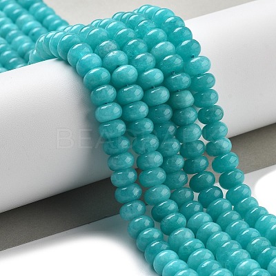 Natural White Jade Beads Strands G-E507-01U-1