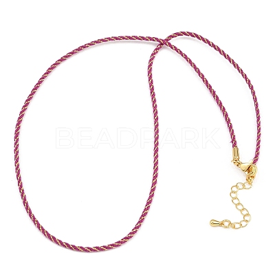 2MM Nylon Braided Cord Necklace Making MAK-A019-02G-15-1