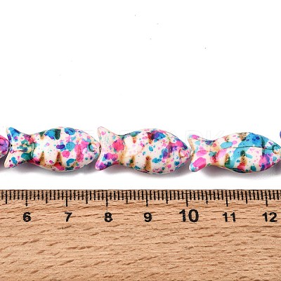 Dyed Synthetic Turquoise Beads Strands GG-CBAAE19-08C-1