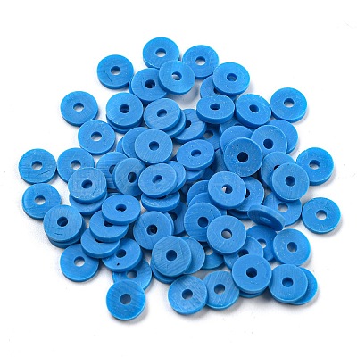 Handmade Polymer Clay Beads CLAY-R067-6.0mm-A33-1