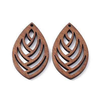 Walnut Wood Laser Cut Pendants WOOD-Q051-01E-1