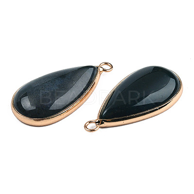 Natural Moss Agate Pendants X-G-S344-51B-1