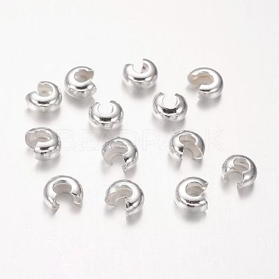 Brass Crimp Beads Covers KK-H291-NFS-NF-1