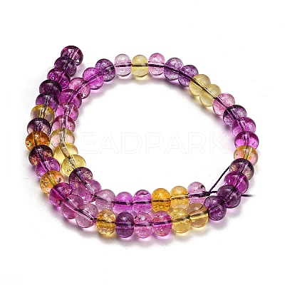 Dyed Imitation Gemstone Glass Beads Strands GL-Z001-03B-08-1
