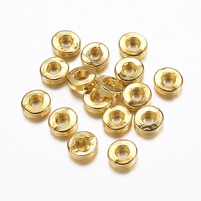 Tibetan Style Alloy Beads TIBEB-P002-07G-RS-1