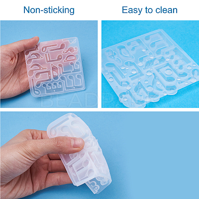 DIY Pendants Silicone Molds DIY-BG0001-55-1