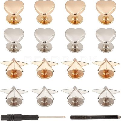 Alloy Decoration Screwback Stud Rivets and Tool FIND-CA0002-67-1