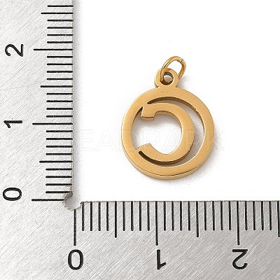 304 Stainless Steel Charms
with Jump Ring LS-STAS-R001-02G-C-1