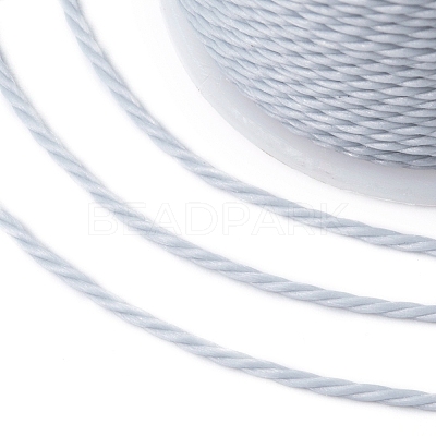 Round Waxed Polyester Cord X-YC-G006-01-1.0mm-33-1