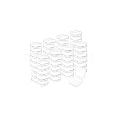 Transparent Plastic Box CON-WH0085-93-1