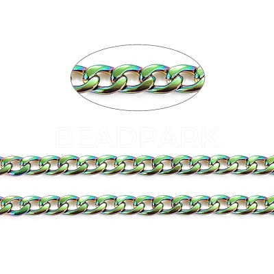 PVD Vacuum Plating 304 Stainless Steel Cuban Link Chains CHS-K016-02B-MC-1