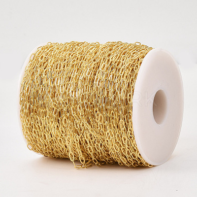 Brass Paperclip Chains CHC-S008-001D-G-1