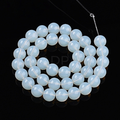 Transparent Glass Beads Strands GLAA-T032-T10mm-14-1