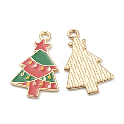 Alloy Enamel Pendants ENAM-J649-34LG-B-1