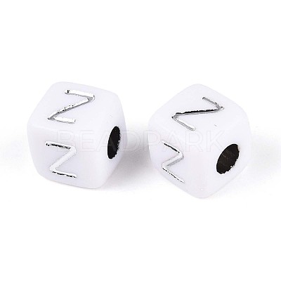 Opaque Acrylic Beads SACR-T035-03Z-1