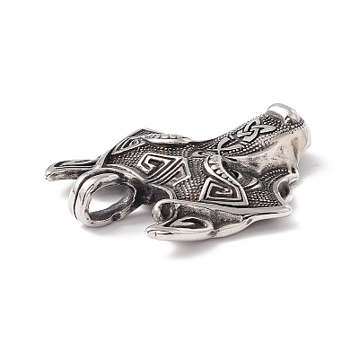 304 Stainless Steel Pendants STAS-M299-05AS-B-1