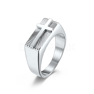 304 Stainless Steel Finger Rings for Men WGC8238-02-1
