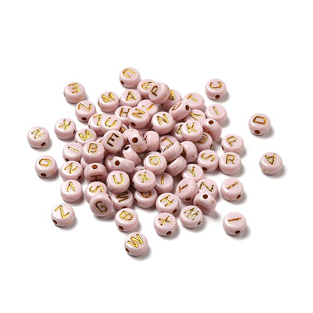 Plating Acrylic Beads OACR-P017-A03-1