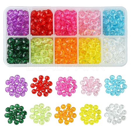 Transparent Acrylic Beads TACR-CJ0001-04-1