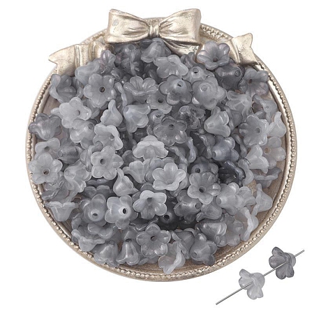 100Pcs Acrylic Bead Caps PW-WGC6A11-01-1