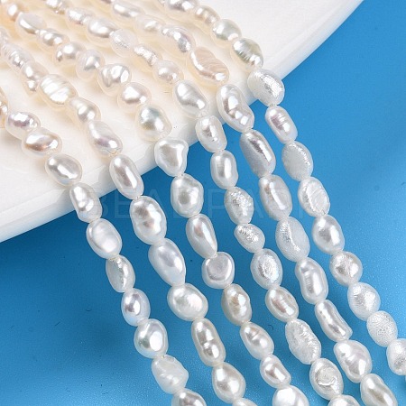 Natural Cultured Freshwater Pearl Beads Strands PEAR-N014-03F-01-1
