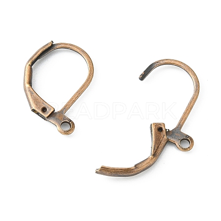 Brass Leverback Earring Findings EC223-R-1