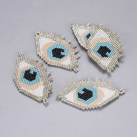 Handmade Japanese Seed Beads Links SEED-P003-20B-1