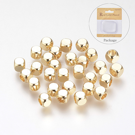 Brass Spacer Beads X-KK-T016-12G-1
