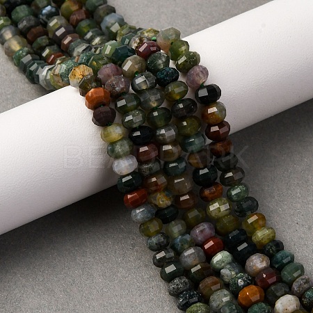 Natural Indian Agate Beads Strands G-P587-D07-01-1