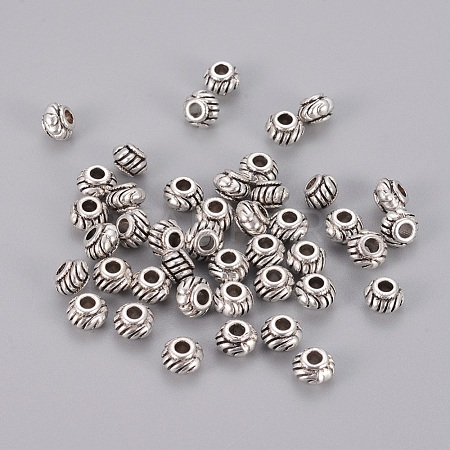 Tibetan Style Spacer Beads TIBEB-Q39-AS-FF-1