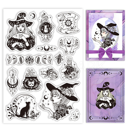 Custom PVC Plastic Clear Stamps DIY-WH0448-0412-1