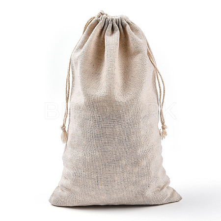 Cotton Packing Pouches Drawstring Bags ABAG-R011-20x30-1