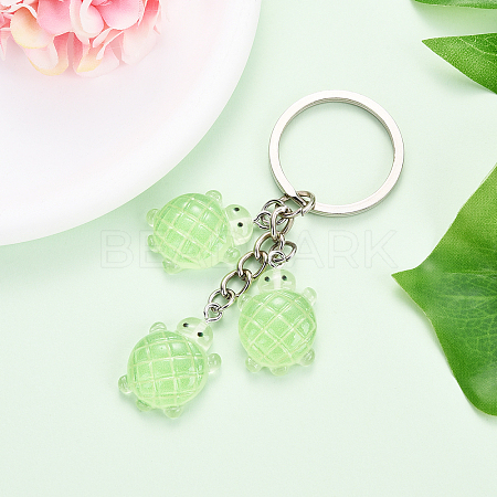 Tortoise Theme Gradient Color & Luminous Resin  Pendant Decoration KEYC-YW00154-06-1