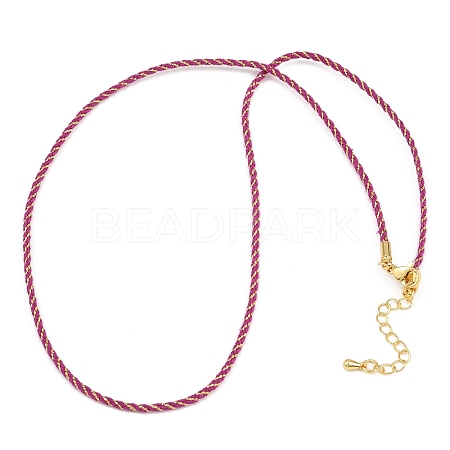 2MM Nylon Braided Cord Necklace Making MAK-A019-02G-15-1